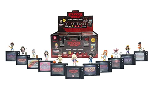 BANDAI Stranger Things Upside Down Capsule, Mystery Box mit zufälliger 6,5 cm Stranger Things-Figur, Zubehör und Kartenpackungen, Blindbox mit Stranger Things Merchandise für fremde Dinge Geschenke von BANDAI