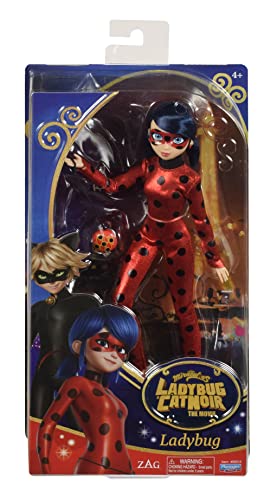 BANDAI – Miraculous Ladybug und Cat Noir – Puppe – Ladybug- Marinette – 26 cm große artikulierte Ankleidepuppe – P50014 von BANDAI