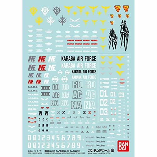 Bandai Decal 108 Mobile Suit Zeta Mobile Suit ZZ MULTIUSE 19607 Mehrfarbig von BANDAI SPIRITS