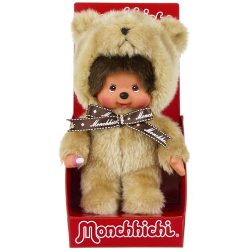 BANDAI - Monchhichi - Plüschfigur Monchhichi Teddybär - Ikonischer AFFE-Plüsch aus den 80er Jahren - Kuschelig weiches Plüsch, 20 cm für Kinder - Teddybär - Kinderspielzeug ab 2 Jahren - SE203963 BANDAI - Monchhichi - Plüschfigur Monchhichi Teddybär - Ikonischer AFFE-Plüsch aus den 80er Jahren - Kuschelig weiches Plüsch, 20 cm für Kinder - Teddybär - Kinderspielzeug ab 2 Jahren - SE203963 von BANDAI
