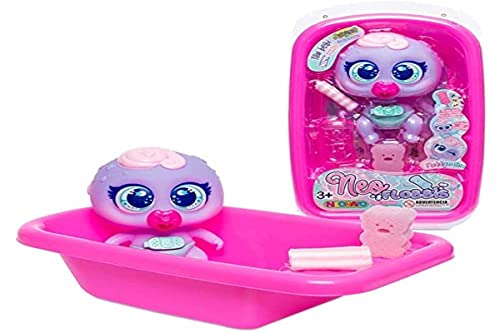 BANDAI - Neonato - Babypuppe KSI-Merito NIU Genereishon Neoflobbi Flobbentin, Lila von BANDAI