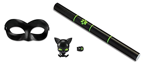 Bandai - Miraculous Ladybug - Verwandlungsset - Cat Noir - Superhelden-Kostüm und Accessoires - Kostüm für Kinder - P50603 von Miraculous