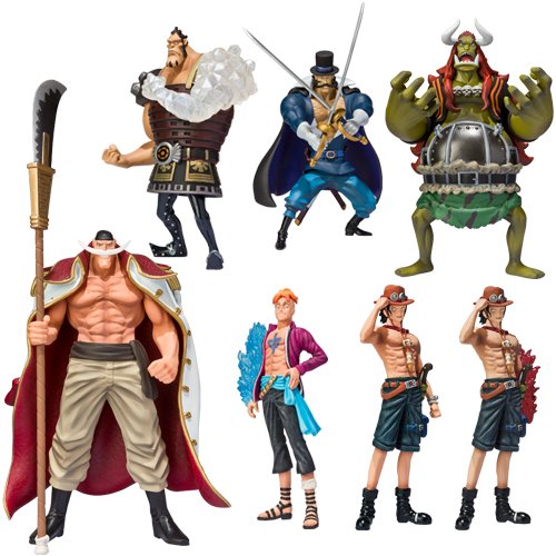 BANDAI - Pack de 8 Figurines One Piece White Beard Pirates - 4543112709677 von TAMASHII NATIONS