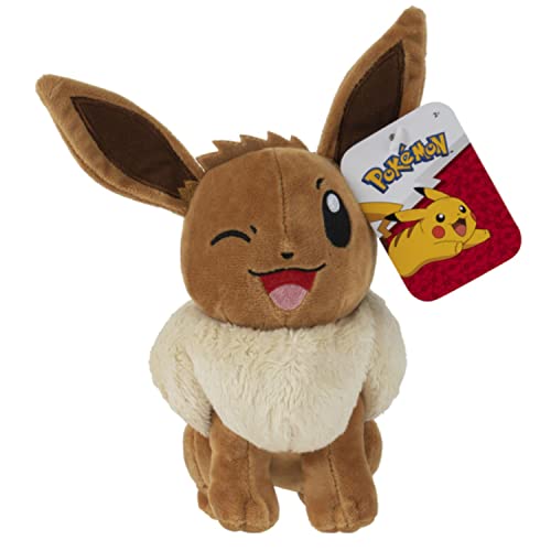 Bandai Pokémon JW2361 Plüschtier Evoli (Eevee), 20 cm, sehr weich von BANDAI