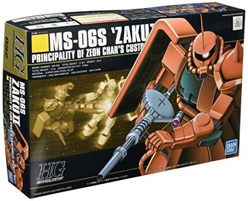 BANDAI SAS - Frankreich Ms-06s Zaku II Custom Modellbausatz Maßstab 1/144 Mobile Suit Gundam Hguc mk58888 von BANDAI SPIRITS