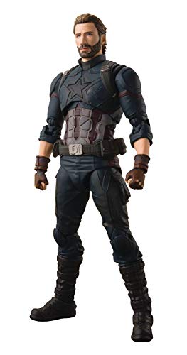 BANDAI TAMASHII Nations S.H. Figuarts Captain America & Tamashii Effect Explosion Avengers: Infinity War Actionfigur von BANDAI