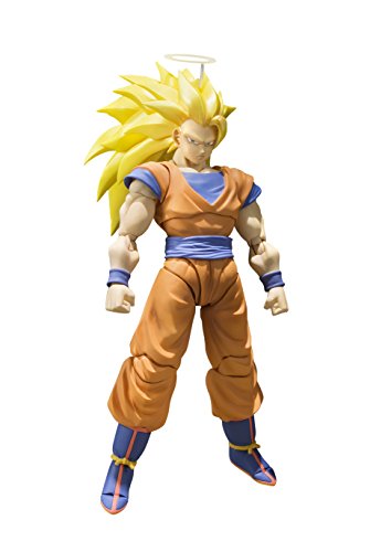 TAMASHII NATIONS BAS61899 Dragon Ball Z-Super Saiyan 3 S.H.Figuarts SS3 Son Goku SH Figur, 20,3 cm von TAMASHII NATIONS