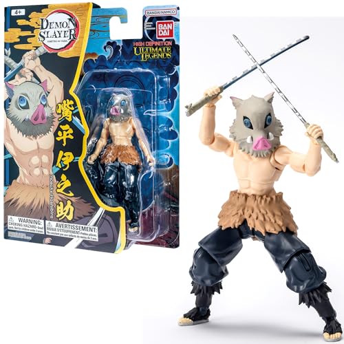 BANDAI - Ultimate Legends HD - Demon Slayer Actionfigur 12 cm - Inosuke Hashibira - Offizielle Demon Slayer Lizenz - Gelenkige Inosuke-Figur - Spielzeug für Kinder ab 4 Jahren - VE88963 von BANDAI