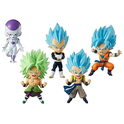 BANDAI – Chibi Masters – 12 Dragon Ball-Figuren Chibi Masters 8 cm – Ständer und Sockel inklusive – VE56203T von BANDAI