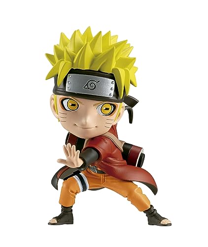 BANDAI Chibi Masters VE63383 Shippuden Anime Uzumaki Kawaii Naruto, 8 cm, mehrere Farben von BANDAI