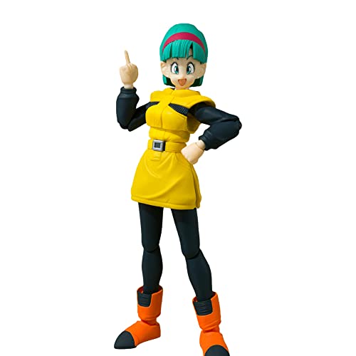 BANDAI 196639 Dragon Ball Z Sh Figuarts, Bulma Journey to Namek, 16 cm, Mehrfarbig von BANDAI