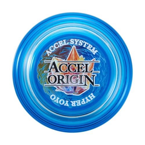 Bandai 60003 Accel Hyper Yo Blau, Geschicklichkeitsspiel, optimales JoJo für Kinder ab 8 Jahren, mit seinem Accel-System testen Sie alle Tricks einfach und schnell von BANDAI