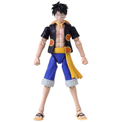 BANDAI – Anime Heroes – One Piece – Anime Heroes Figur 17 cm – Monkey D. Ruffy Dressrosa - 37007 von BANDAI