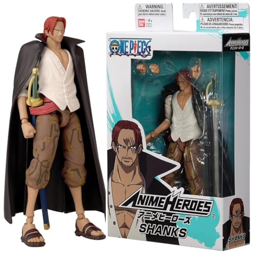 BANDAI - Anime Heroes - One Piece - Figur Shanks 17 cm - 36935 von BANDAI