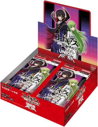 Bandai UNION ARENA Booster Pack, Code Geass Lelouch of the Rebellion, 20 Packs, 8 Cards per Pack, 106 types in allen, Trading Card Game Booster Pack von BANDAI