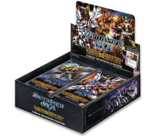 BANDAI Battle Spirits Saga: Dawn of History Set 1 [BSS01] Booster Display, Sammelkartenspiel, ab 9 Jahren, für 2 Spieler, 20-30 Minuten Spieldauer von BANDAI