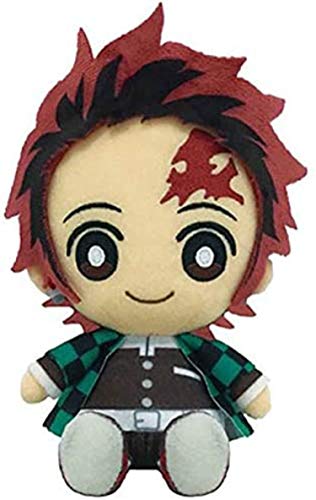 Bandai Demon Slayer Kimetsu no Yaiba Chibi Plüschfigur, 15 cm, Sunrise (Tanjiro Kamado) von BANDAI