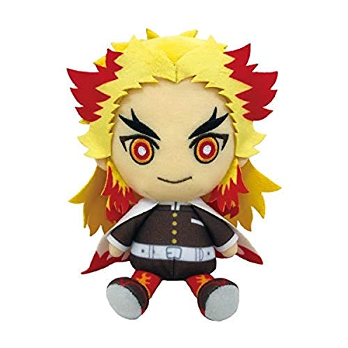 Bandai Demon Slayer Kimetsu no Yaiba Chibi Plush - Kyojuro Rengoku von BANDAI