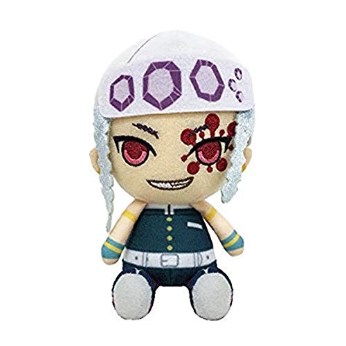 Bandai Demon Slayer Kimetsu no Yaiba Chibi Plüschfigur, 15 cm, Sunrise (Tengen Uzui) von BANDAI