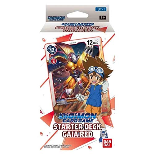 Bandai - Digimon Kartenspiel: Starter-Kartenspiel Gaia Red, Sammelkartenspiel von BANDAI