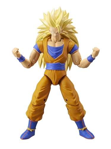 BANDAI - Dragon Ball Super - Dragon Stars Actionfigur 17 cm - Super Saiyan 3 Goku - Offizielle Dragon Ball Lizenz - Gelenkige Super Saiyan 3 Goku Figur - Spielzeug für Kinder ab 4 Jahren - 36184J von BANDAI