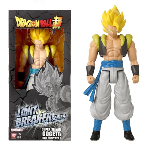 BANDAI - Dragon Ball Super - Riesenlimitbrecherfigur - Super Saiyan Gogeta - Offizielle Dragon Ball Lizenz - Große gelenkige Gogeta Figur - Spielzeug für Kinder ab 4 Jahren - 36758 von BANDAI