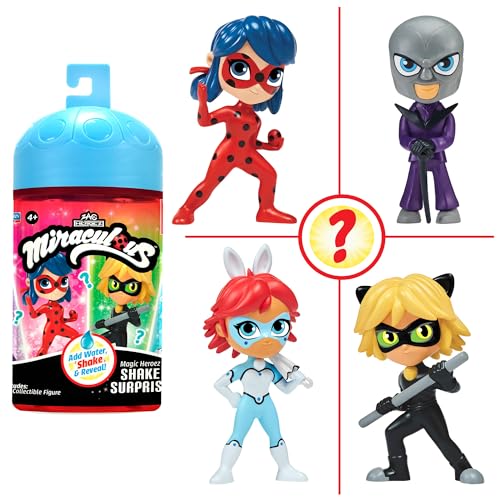 Bandai - Miraculous Ladybug - Chibi-Figuren Color Change Surprise - Mini-Miraculous-Figur 10 cm - Farbwechsel-Figur - Zufälliges Modell - Spielzeug ab 4 Jahren - P50461 von BANDAI