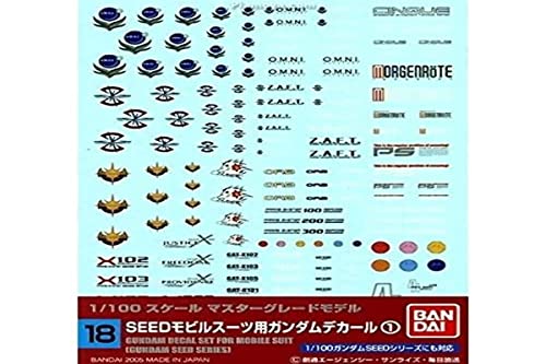 Bandai Hobby GD-18 Gundam Seed Bandai Decal Actionfigur (Beutel/6), 1 Bogen von BANDAI SPIRITS