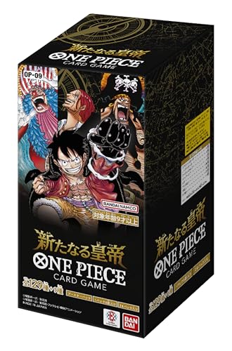 Bandai OP-09 One Piece The New Emperor Card Game, Box Packaging, 6 Karten pro Pack x 24 von BANDAI