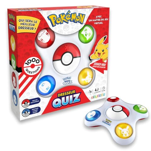 Bandai ZZ20110 Pokemon Dressor Quiz Interaktives elektronisches Spiel French Talk von Bandai