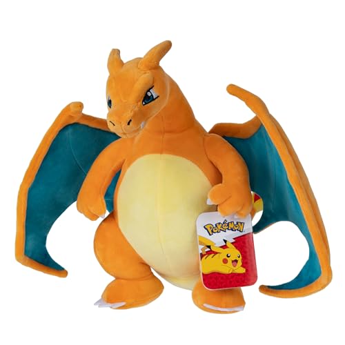 Bandai - Pokémon – Plüschtier Glurak (Charizard) 30 cm – Plüschtier Pokémon – sehr weich – JW3723 von BANDAI