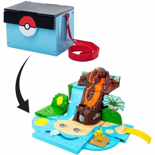 Bandai Pokémon Pokemon Umhängetasche des Trainers – Spielwelt Funktionen – Zubehör, Universum verwandelt – JW2366, ys/m von BANDAI