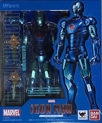 Bandai S.H.Figuarts Iron Man Mark 3 - Blue Stealth Color von BANDAI