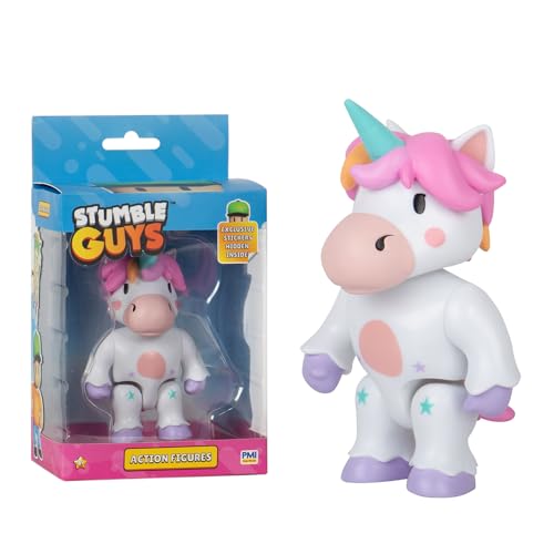 Bandai Stumble Guys – Sprinkles – Figur 11 cm mit Aufklebern – Figur mit Gelenken – Figur Videospiel Stumble Guys – PMS6010C von BANDAI