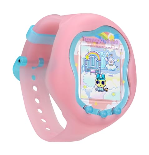 Bandai - Tamagotchi Uni - Verbindungsfähiges Tamagotchi mit Armbanduhr - Connection - Elektronische Haustiere - Tamagotchi auf Deutsch - Angel Modell - Spielzeug für Kinder ab 6 Jahren - 43355 von BANDAI