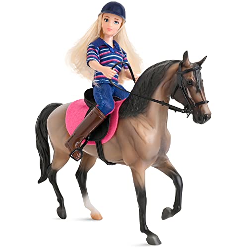 Breyer Bandai Freedom Series Klassisches englisches Pferd und Reiterpferd-Modell, 15 cm, Maßstab 1:12, klassisches englisches Pferd und Reiterpferd, handbemalt, Pferde-Spielzeug, Sammelfiguren von BANDAI