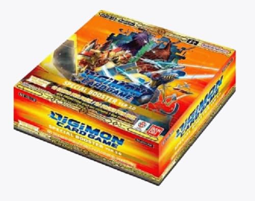 Digimon English TCG Special Booster Version Version Ver 2.0 [BT18/19] Booster-Box, 24 Packungen von BANDAI