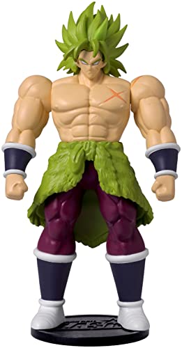 Dragon Ball Flash Series Super Saiyan Broly Anime Figur | 10,2 cm große Super Saiyan Broly Actionfigur | Dragon Ball Super Anime Merch enthält Sammelmünze | Dragon Ball Manga und Anime von BANDAI