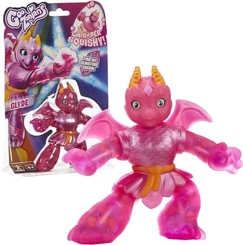 Goozonians CO07566 Figur Glyde Puppe Hero Pack Drache Super Elastische Action Figuren Entdecken Sie versteckte Charms Sammlerfigur für Mädchen ab 4 Jahren von BANDAI