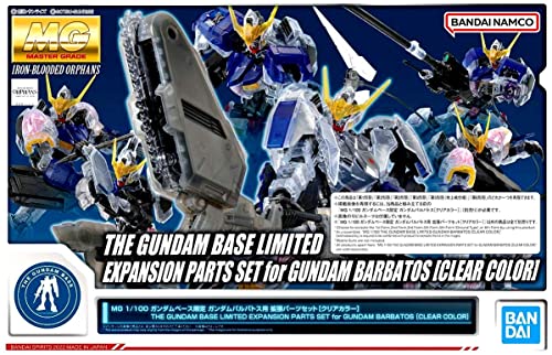 MG 1/100 Gundam Base Limited Edition Gundam Barbatos Erweiterungsteile-Set, klare Farbe, mobiler Anzug Gundam, Iron-Blooded Orphans von BANDAI