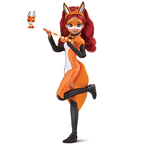 Miraculous Marienkäfer und Cat Noir Toys Rena Rouge Modepuppe | bewegliche 26 cm Rena Rouge Puppe mit Zubehör und Miraculous Kwami | Alya Superheld Rena Rouge Figur | Bandai Miraculous Puppen von Miraculous