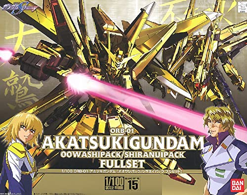 ORB-01 Akatsuki Oowashi Pack/Shiranui Pack Full Set GUNPLA Gundam Seed Destiny 1/100 von BANDAI SPIRITS