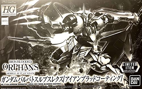 P-BANDAI Gundam Base Limited Barbatos Iron-Blooded Coating Ver. HG 1/144 Model Kit von BANDAI