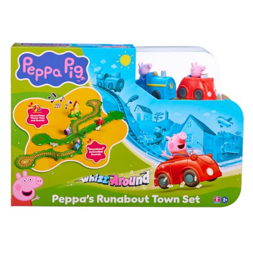 Peppa Pig Rennstrecke Zug und Auto Peppa Pig Rennstrecke Zug und Auto von BANDAI