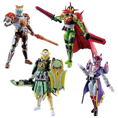 SO-DO CHRONICLE Kamen Rider Armor Gaiden Kamen Rider Gridon VS Kamen Rider Bravo Set (nur Kurier) von BANDAI