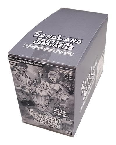 Sand Land 2024 Englisches taktisches Karten-Kampfspiel TCG SL01 Booster Decks Versiegelte 1. Edition Box - 6 Decks von BANDAI