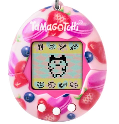 Bandai - Tamagotchi - Tamagotchi Original - Berry Delicious - Elektronisches virtuelles Tier mit Farbdisplay, 3 Tasten und Spielen - Interaktives Tier auf Deutsch - Kinderspielzeug ab 8 Jahren - 42971 von TAMAGOTCHI