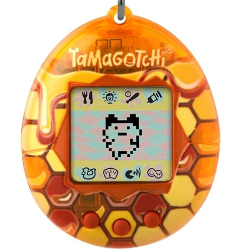 Bandai 42977 Virtuelles Haustier, Original Pure Honey, Mehrfarbig, nährt, trainiert und kreiert Schleifen mit Ihrem virtuellen Freund, elektronisches Spielzeug für Kinder ab 8 Jahren von TAMAGOTCHI