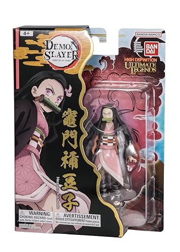 BANDAI - Ultimate Legends HD - Demon Slayer Actionfigur 12 cm - Nezuko Kamado - Offizielle Demon Slayer Lizenz - Gelenkige Nezuko Figur - Spielzeug für Kinder ab 4 Jahren - VE88966 von BANDAI