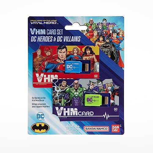 Vital Hero Speicherkarten-Set, DC-Charaktere von BANDAI